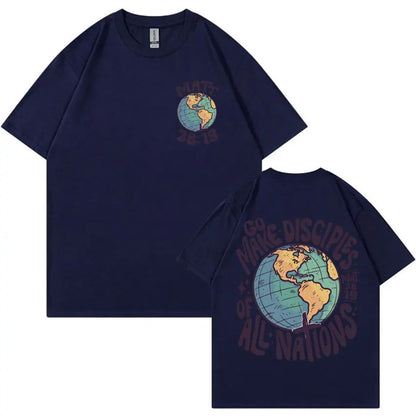 " Go Make Disciples Of All Nations" Cotton T-Shirt